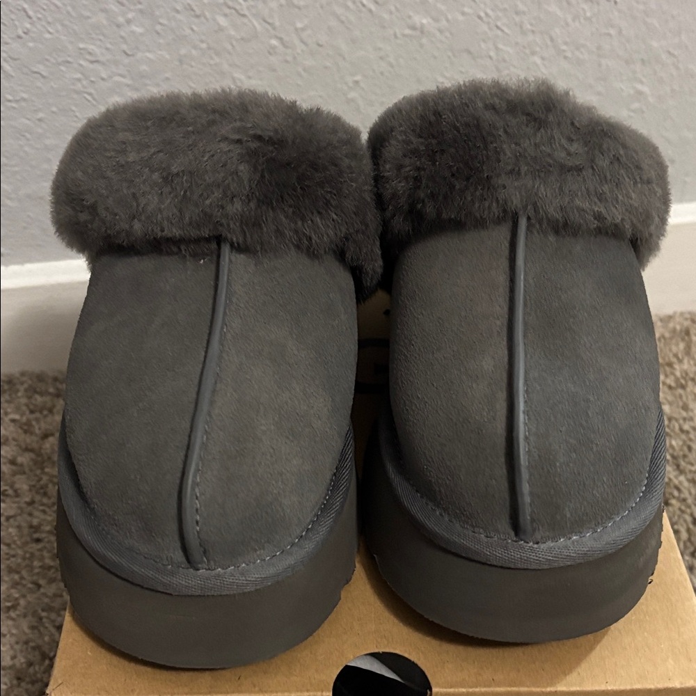 NIB UGG Disquette Charcoal Size 6 - Picture 8 of 11